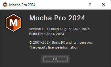 Boris FX Mocha Pro 2024 v11.0.1.13