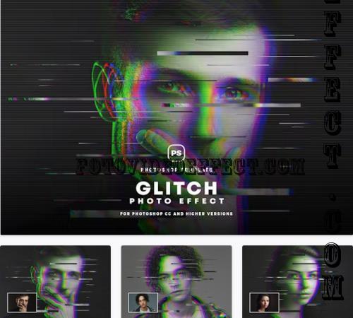 Glitch Photo Effect - MZ8U8FH