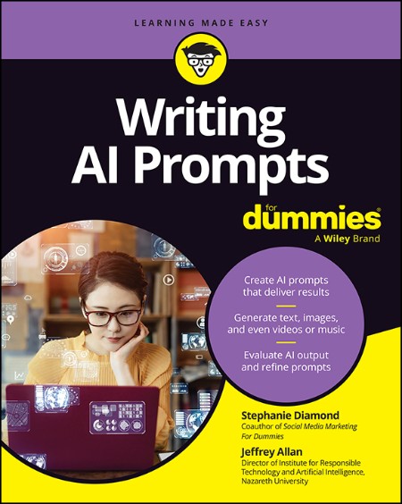 Writing AI Prompts For Dummies by Stephanie Diamond