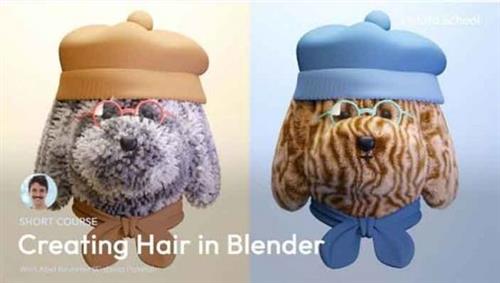 Patata School - Creating Hair in  Blender 70b3068facbd3bc2457580e6d6a8ee28