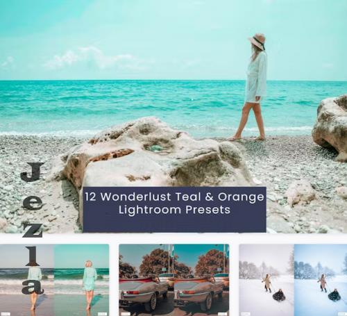 12 Wonderlust Teal & Orange Lightroom Presets - TS7H88C