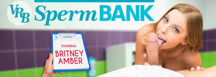 VRB Sperm Bank: Britney Amber (HD 960p) - VRbangers - [2024]