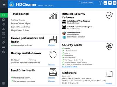 HDCleaner 2.069  Multilingual