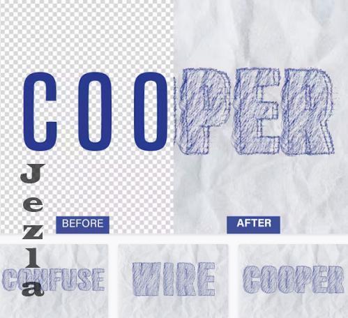 Cooper Scribbles Text Effect - B2LC7UT