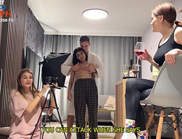 College Party Sex Orgy At Student Bash - Group Sex Gangbang With Three Babes - [ModelsPorn] (FullHD 1080p)