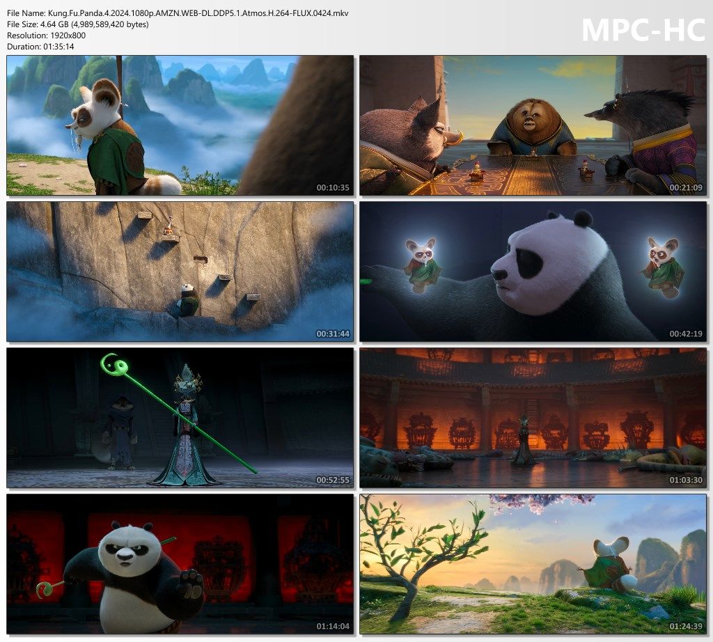 Kung Fu Panda 4 2024 1080p AMZN WEB-DL DDP5.1 Atmos H264-FLUX