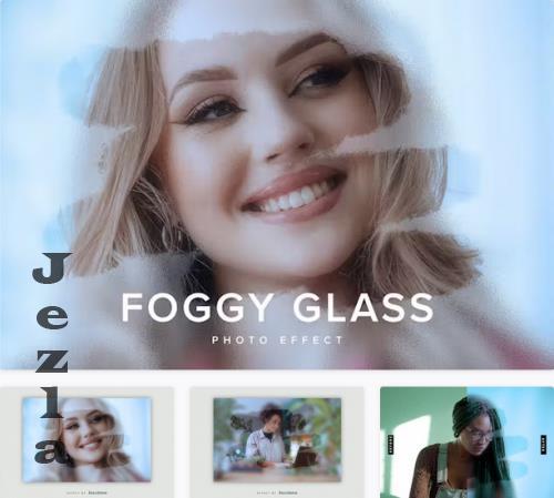 Foggy Glass PSD Photo Effect - U8FH67E