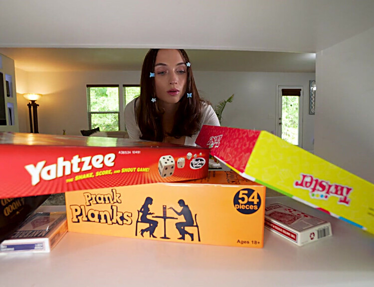 Brooke Tilli - Innocent Step Sis Gets Pranked While Playing Board Games