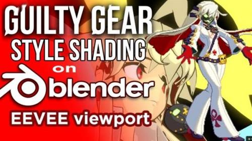 83f7e8f993f076f17316df3c517946b4 - Guilty Gear Stylized shader in Blender's  Eevee