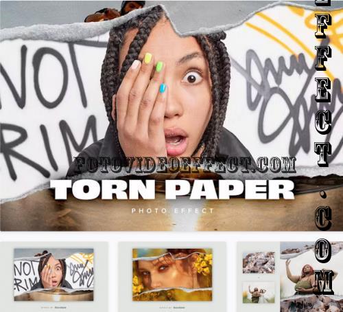 Torn Paper PSD Photo Effect - P8P427U