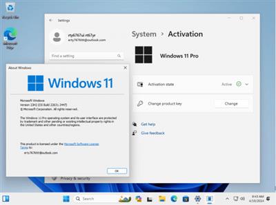 Windows 11 23H2 Build 22631.3447 9in1 (No TPM Required) Preactivated Multilingual April  2024
