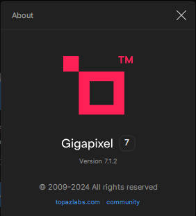 Topaz Gigapixel AI 7.1.2
