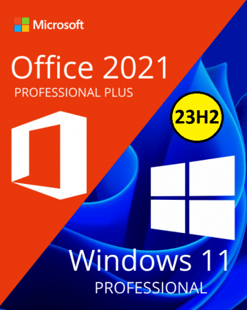 Windows 11 Pro 23H2 Build 22631.3593  + Office 2021 Pro Plus Multilingual May 2024