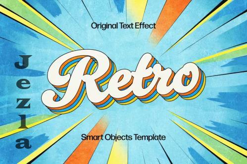 Retro Comic Text Effect - 92477627