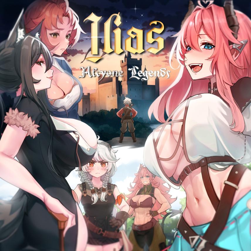 Ilias: Alcyone Legends [InProgress, 0.2.5] (Ozecat) [uncen] [2023, ADV, Puzzle, Sandbox, Animation, RPG, Big Tits, Male Protagonist, Fantasy, Ren'Py] [rus+eng]