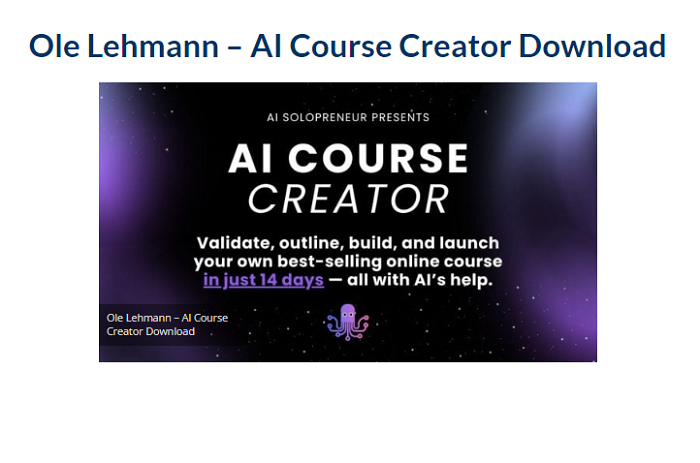 Ole Lehmann – AI Course Creator Download 2024