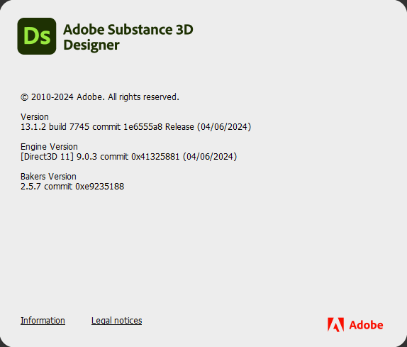 Adobe Substance 3D Designer 13.1.2.7745