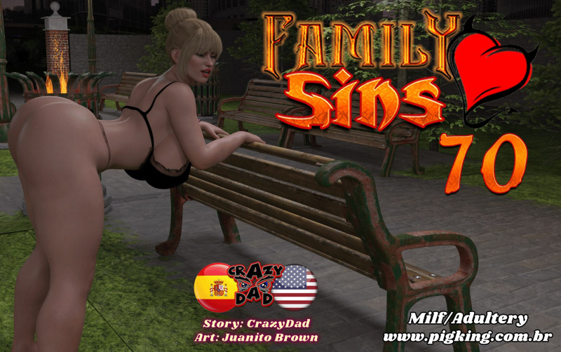 CrazyDad3D - Family Sins 70 3D Porn Comic
