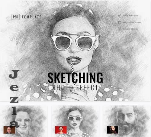 Sketching Photo Effect - YAFHW4A