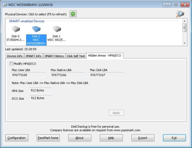 Passmark DiskCheckup 3.5 Build 1006