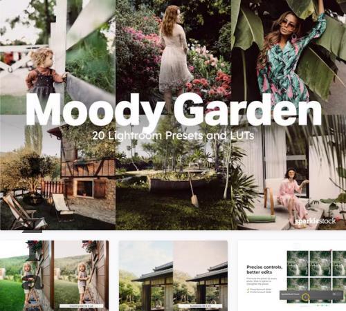 20 Moody Garden Lightroom Preset LUT - 92477581