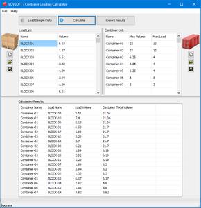 VovSoft Container Loading Calculator 1.5