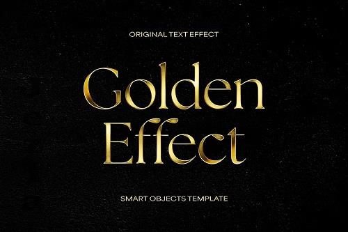 Gold Text Effect - 92058529