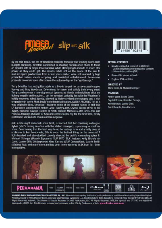 Slip Into Silk / Погружение В Шелк(Mike Stryker, Vinegar Syndrome) [1985 г., Feature ,Classic, Straight , Hardcore ,All Sex, Couples, Blu-Ray Remux, 1080p] (Kelly Nichols, Jamie Gillis, Eric Edwards, Laurie Smith, Janey Robbins, Tom Byron, Gina Carrera, Mike Horner)