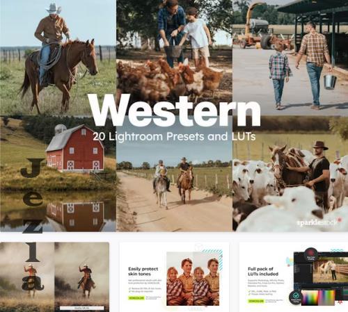 20 Western Lightroom Presets LUTs - 92488985