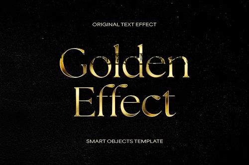 Gold Text Effect - 92058529