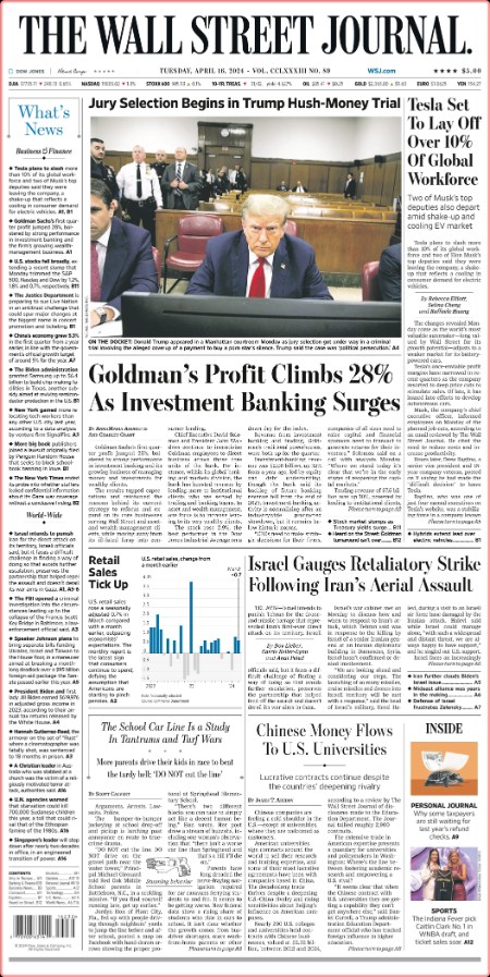 The Wall Street Journal - 16th April