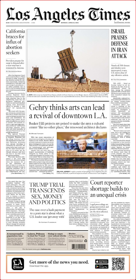 Los Angeles Times - April 15 2024