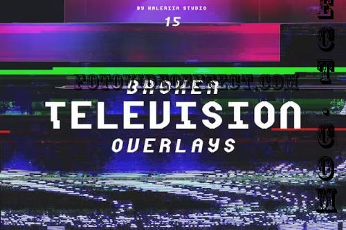 Broken Television Overlays - FFFK6GC