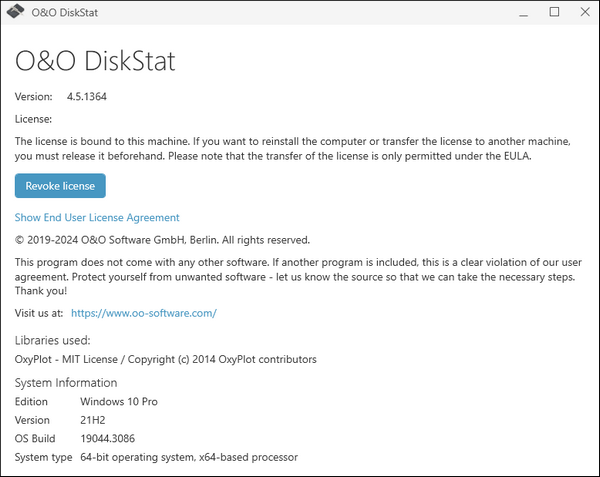 O&O DiskStat Professional Edition 4.5.1364 + Portable