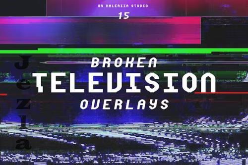 Broken Television Overlays - FFFK6GC