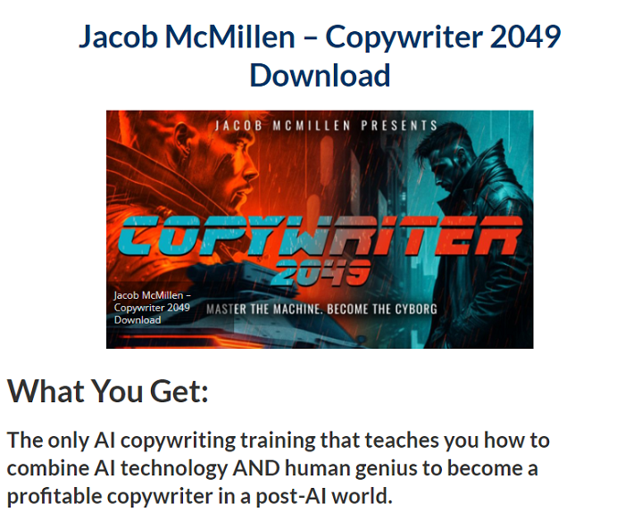 Jacob McMillen – Copywriter 2049 Download 2024