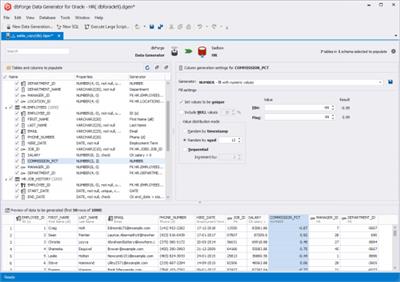 Devart dbForge Data Generator for Oracle  2.5.203