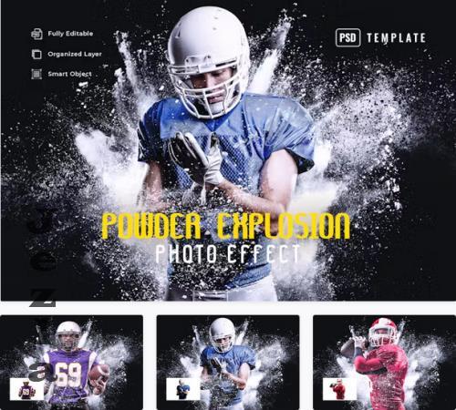 Powder Explosion Photo Effect - PPDCZRU