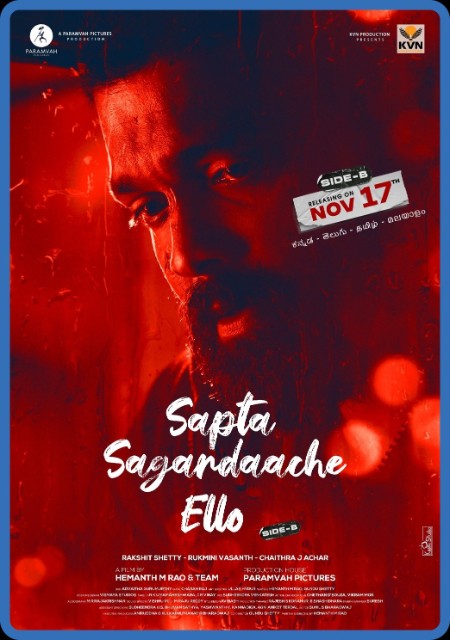 Sapta Sagaradaache Ello - Side B (2023) 720p WEBRip x264 AAC [ Hin,Kan ] ESub