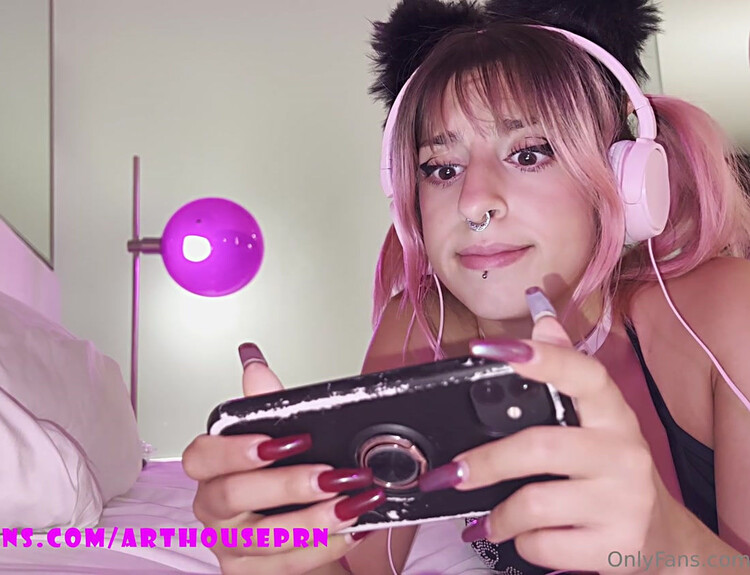 Onlyfans: - Arthouseprn - This Cute Anime Gamer Girl Lucyylara Loves To Play Video Games Wi (FullHD) - 777 MB