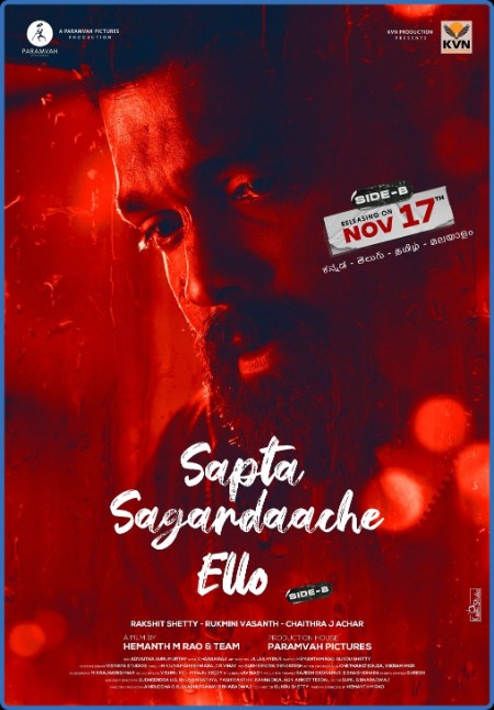 Sapta Sagaradaache Ello Side B (2023) 720p 10bit WEBRip Hindi Kannada 5 1 x265 ESu...