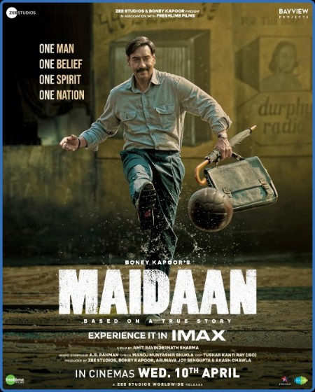 Maidaan (2024) [1080p NO ADS Hindi HDTS HQ-AAC 2 8GB][RedLabel]