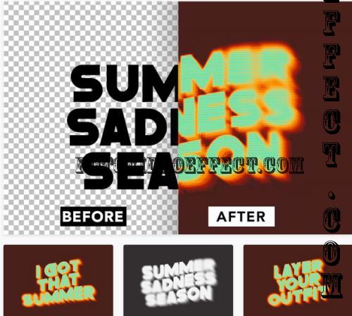 Layer Blur Text Effect - QMHVE4N