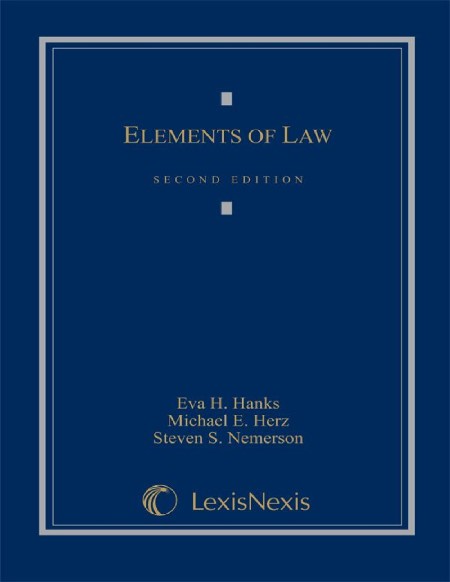 Elements of Law by Eva H. Hanks 9a71ddd6bf54687daa84e0800fa52a5a