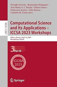 Computational Science and Its Applications – ICCSA 2023 Workshops, Part III