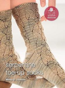 Serpentine Socks E-Pattern from Socks from the Toe Up