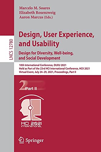 Design, User Experience, and Usability Design for Diversity, Well–being, and Social Development