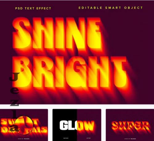 Bright Fading PSD Text Effect - 7NAECFF