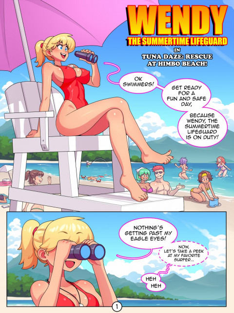 RoninDude - Wendy the Summertime Lifeguard Porn Comic