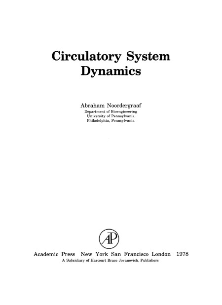 Circulatory System Dynamics by Abraham Noordergraaf